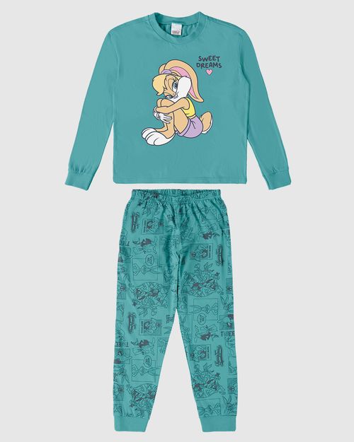 Pijama Infantil Menina Lola Bunny Looney Tunes® Em Algodão Malwee Kids