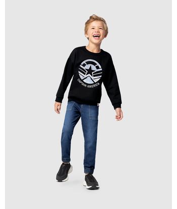 Blusão Infantil Menino Avengers Em Moletom Flanelado Malwee Kids