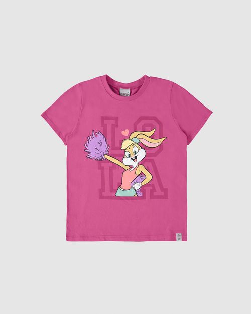 Camiseta Infantil Menina Lola Bunny Looney Tunes® Em Algodão Malwee Kids