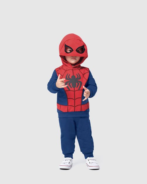 Conjunto Infantil Unissex Homem-Aranha Marvel® Em Moletom Malwee Kids