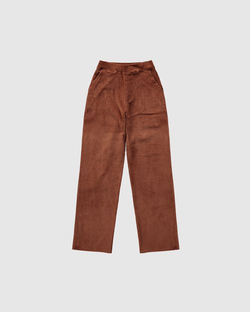 Calça Reta Menina Cintura Alta Em Veludo Malwee Kids