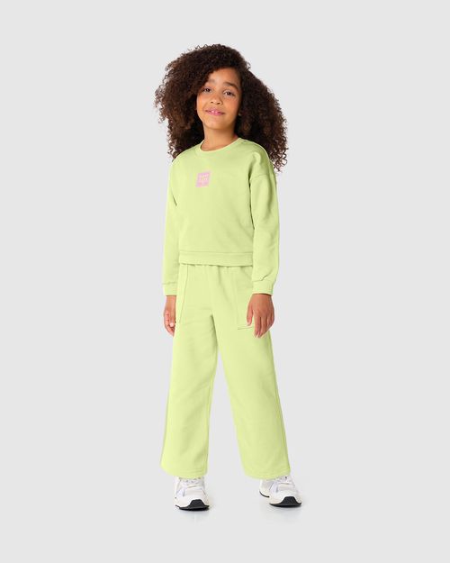 Conjunto Infantil Menina Happy Days Em Moletom Flanelado Malwee Kids