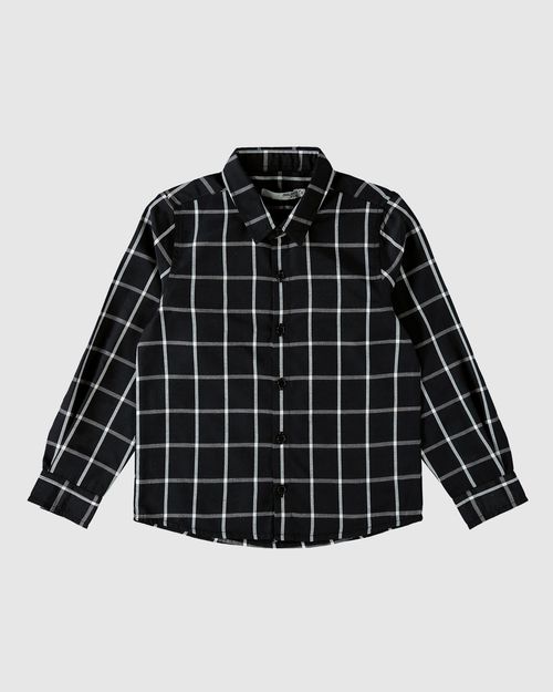 Camisa Infantil Menino Xadrez Em Tricoline Malwee Kids