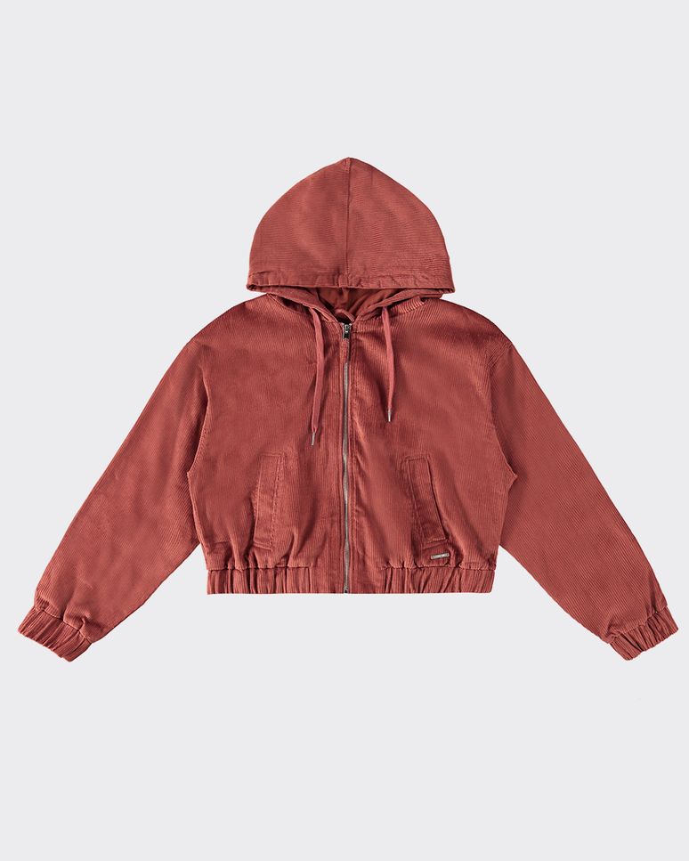 Jaqueta Ampla Feminina Em Veludo Cotelê - ENFIM