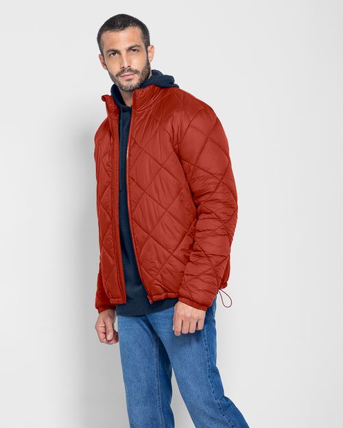 Jaqueta Puffer Masculina Barra Regulagem Em Tafetá - ENFIM