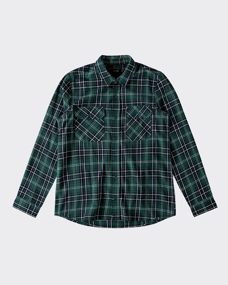 Camisa Feminina Ampla Em Flanelado Xadrez - ENFIM