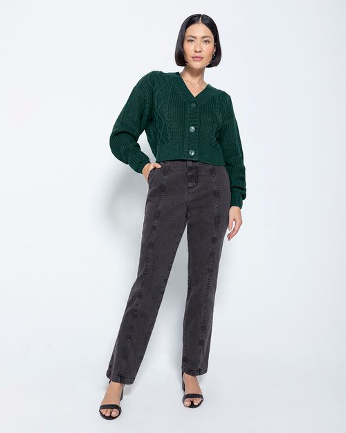 Cardigan Básico Feminino Em Tricô - ENFIM