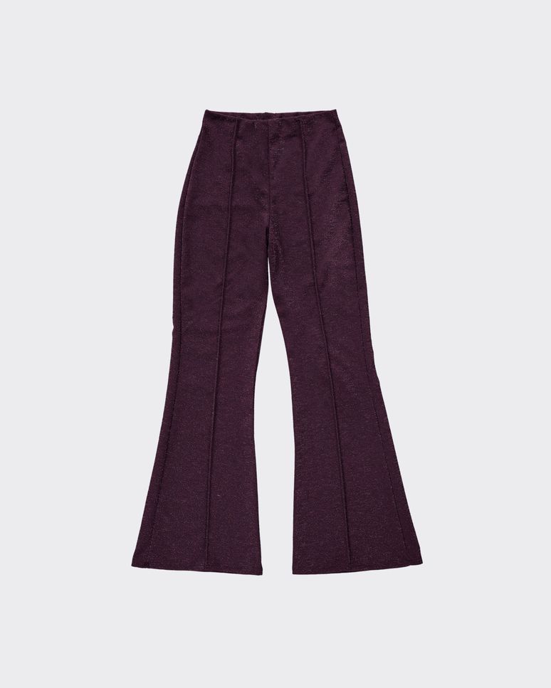 Calça Feminina Bailarina Em Malha Lurex - ENFIM