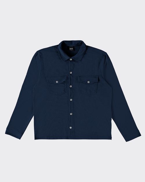 Camisa Masculina Regular Em Malha Texturizada - ENFIM