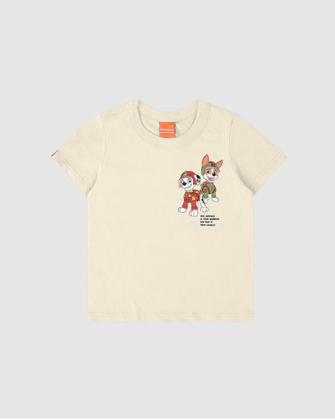 Camiseta Infantil Menino Manga Curta Patrulha Canina® Algodão Malwee Kids