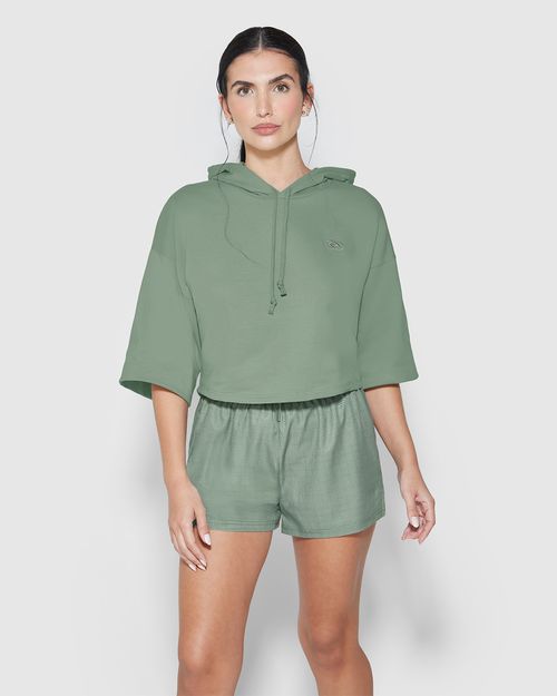 Shorts Runner Feminino Em Tafetá Com Elastano - ENFIM