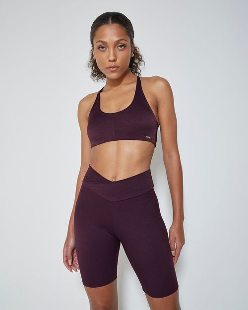 Top Esportivo Strappy Bojo Removível Em Malha Dry - ENFIM
