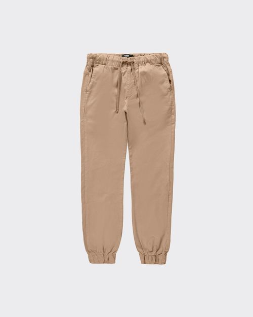 Calça Jogger Masculina Cintura Média Em Sarja Com Elastano - ENFIM