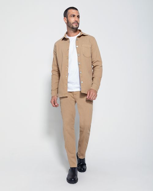 Calça Chino Masculina Em Sarja Cotelê - ENFIM
