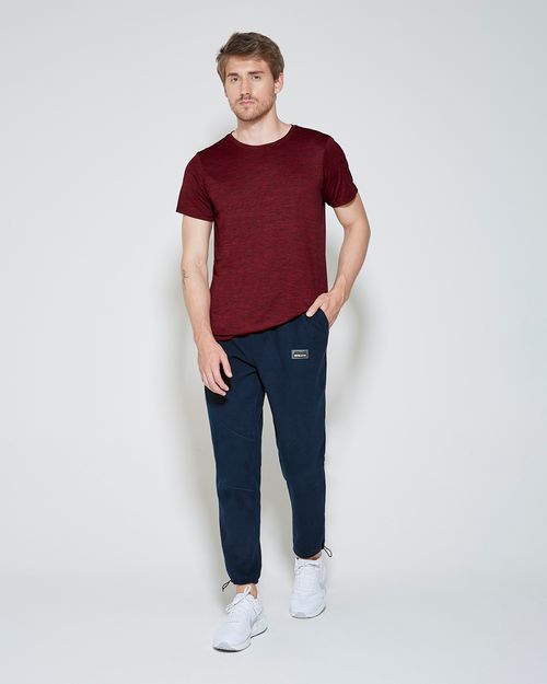 T-shirt Masculina Slim Com Passante Para Fone De Ouvido Poliamida - ENFIM