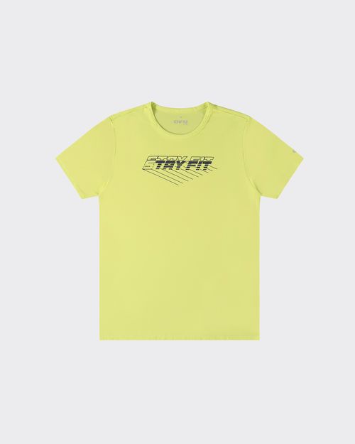 Camiseta Masculina Stay Fit Em Malha Dry - ENFIM