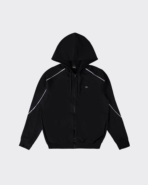 Jaqueta Regular Masculina Com Capuz Em Moletom Stretch - ENFIM