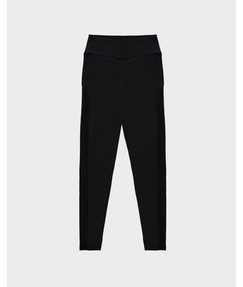 Calça Legging Feminina Recorte Tule Em Malha Proteção UV50+ - ENFIM