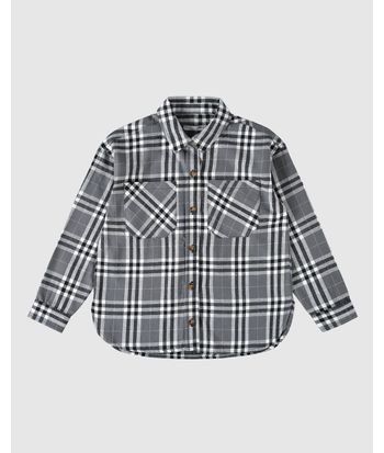 Camisa Infantil Menina Xadrez Em Flanela Malwee Kids