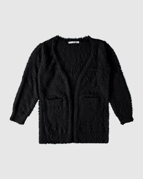 Cardigan Infantil Menina Com Bolso Em Tricô Malwee Kids