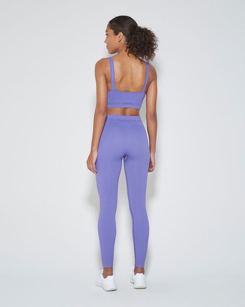 Top Halter Neck Esportivo Seamless Em Poliamida Com Elastano - ENFIM