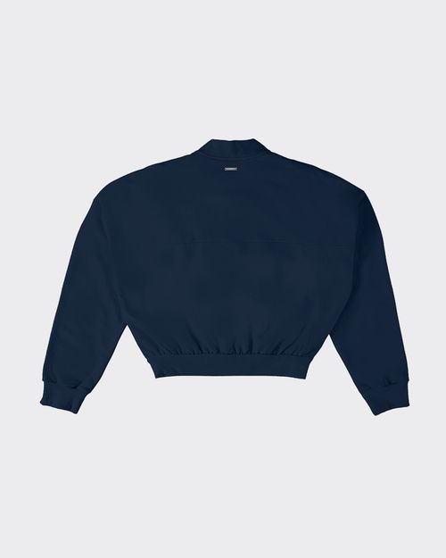 Blusão Amplo Feminino Zíper Frontal Em Moletom Flanelado - ENFIM