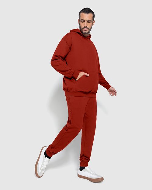 Calça Básica Masculina Jogger Em Moletom Flanelado - ENFIM