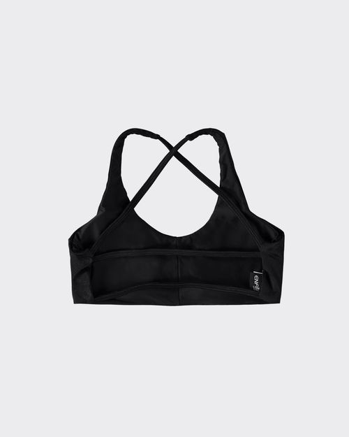 Top Esportivo Strappy Bojo Removível Em Malha Dry - ENFIM