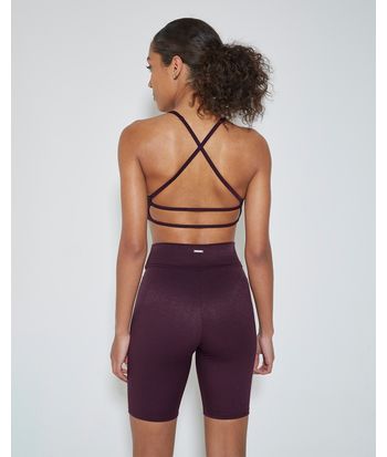 Top Esportivo Strappy Bojo Removível Em Malha Dry - ENFIM