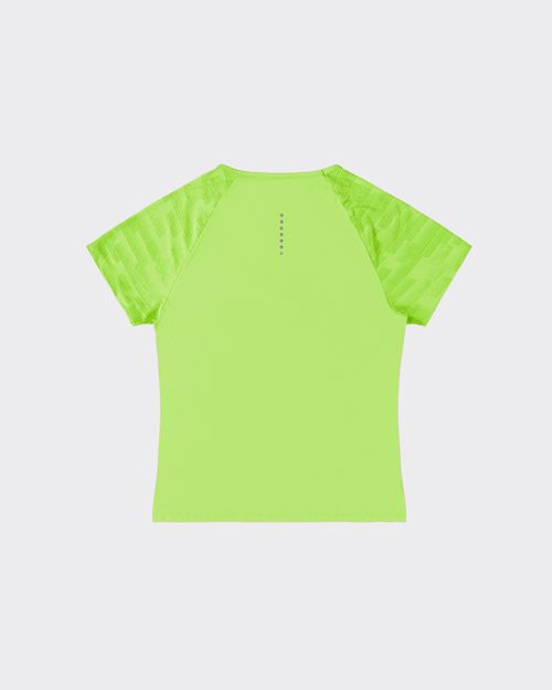 Blusa Slim Feminina Manga Estampada Em Malha Dry - ENFIM