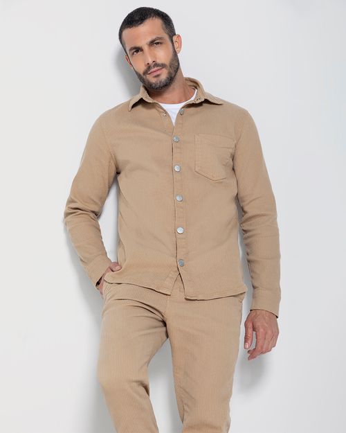 Calça Chino Masculina Em Sarja Cotelê - ENFIM