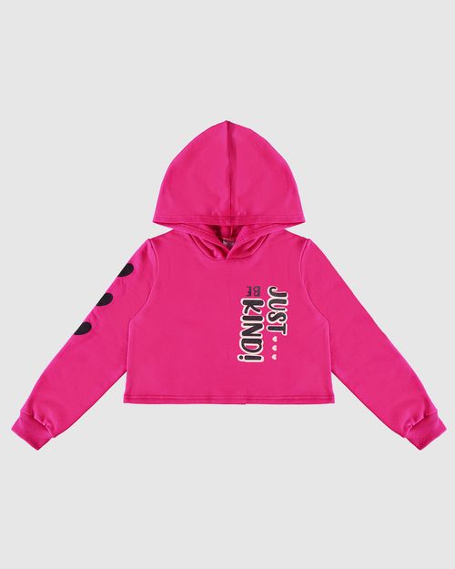 Blusão Infantil Menina Estampa Glitter Em Moletom Flanelado Malwee Kids