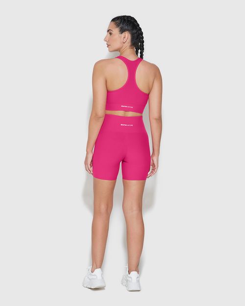 Shorts Biker Feminino Cintura Alta Malha Com Proteção UV50+ - ENFIM
