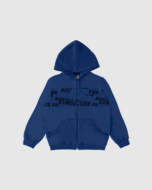 Jaqueta Infantil Menino Lettering Em Moletom Malwee Kids