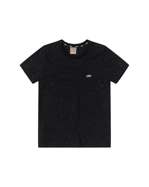 Camiseta Menino Com Bordado Em Meia Malha Botonê Carinhoso