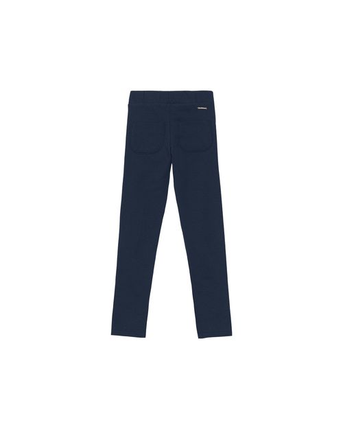 Calça Legging Menina Em Moletom Flanelado Carinhoso