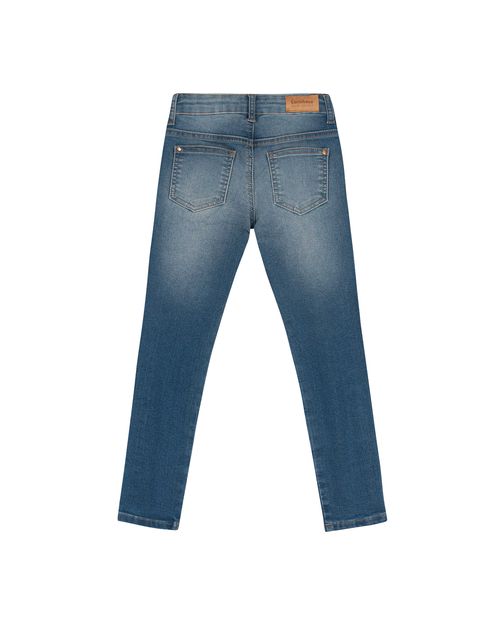 Calça Menina Skinny Em Jeans Com Elastano Carinhoso