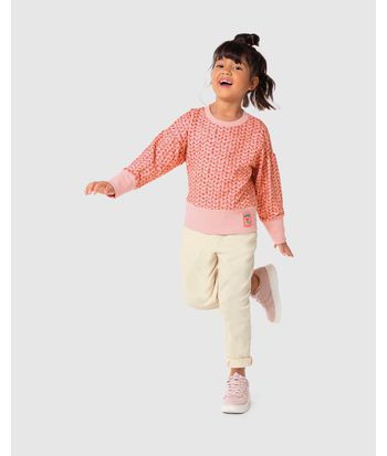 Blusão Infantil Menina Estampado Em Moletom Stretch Flanelado Malwee Kids