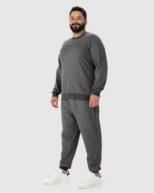 Blusão Masculino Plus Size Discover New Paths Em Moletom Flanelado