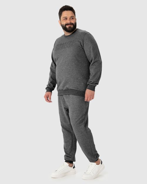 Blusão Masculino Plus Size Discover New Paths Em Moletom Flanelado