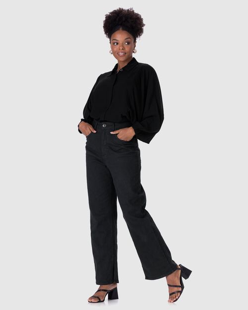 Camisa Feminina Franzido Frontal Em Viscose