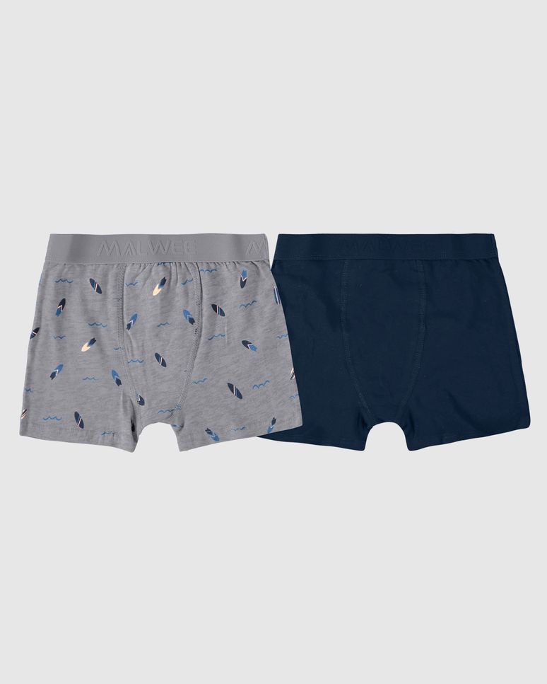 Kit 2 Cuecas Infantis Menino Em Cotton Light Malwee Kids