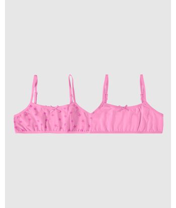 Kit 2 Tops Infantis Menina Sem Bojo Em Algodão Malwee Kids