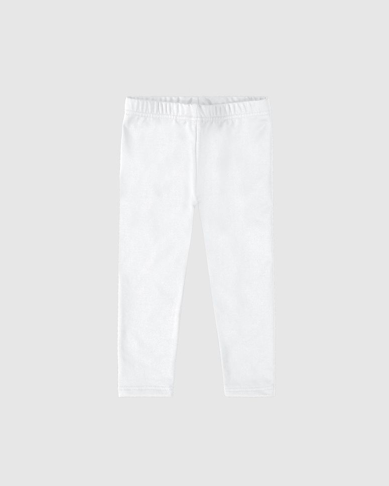 Calça Legging Infantil Em Moletom Flanelado Malwee Kids