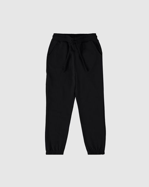 Calça Infantil Menino Jogger Em Moletom Flanelado Malwee Kids