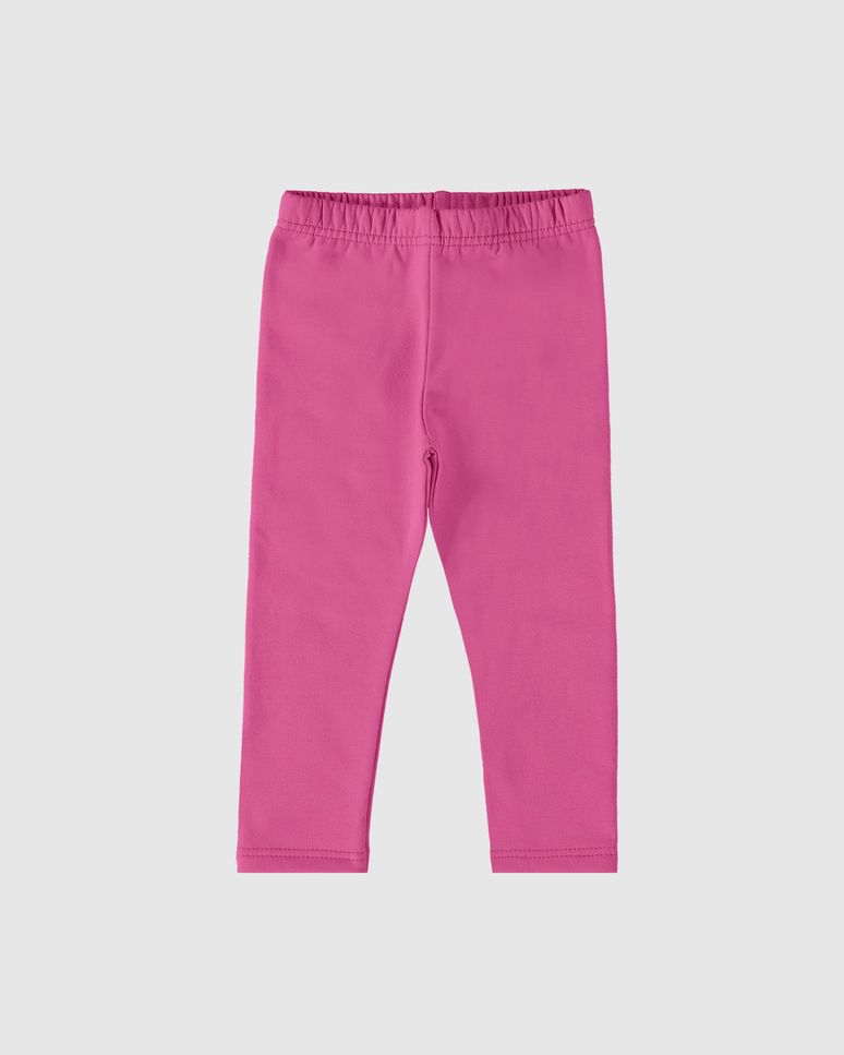 Calça Legging Bebê Em Moletom Stretch Flanelado Malwee Kids