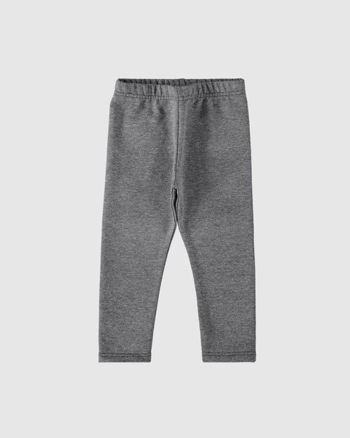 Calça Legging Bebê Em Moletom Stretch Flanelado Malwee Kids