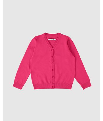 Cardigan Infantil Unissex Decote V Em Tricô Malwee Kids