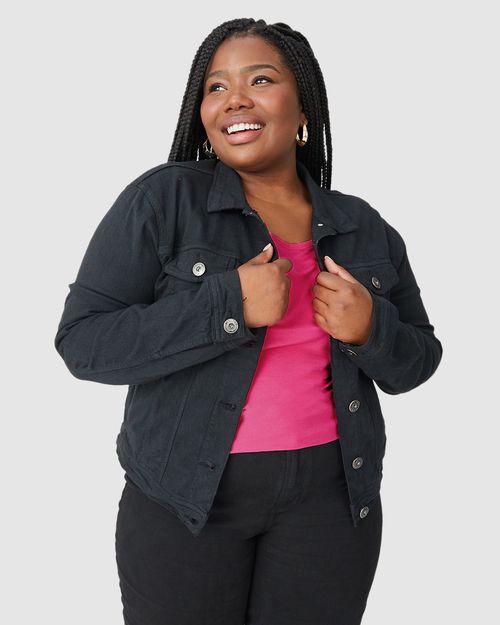 Blusa Básica Feminina Plus Size Decote Redondo Em Viscose Stretch