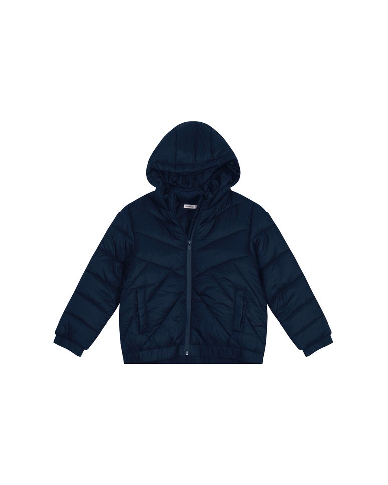 Jaqueta Unissex Puffer Com Capuz Em Tafetá - Carinhoso